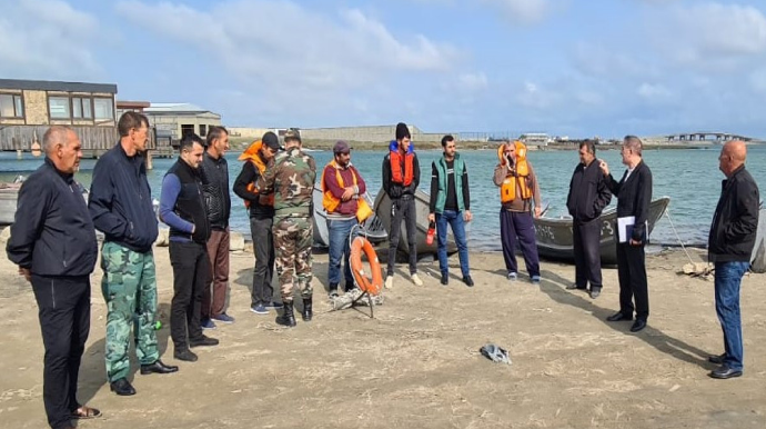 Gəmi istifadəçiləri maarifləndirilib   - FOTO