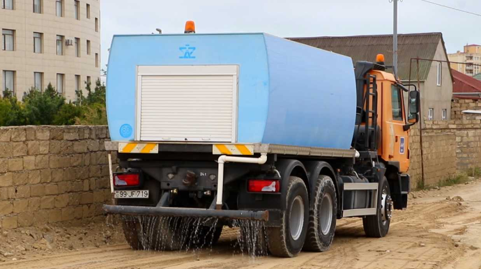 Pirallahıda 3 küçədə təmir işləri aparılır - FOTO - VİDEO