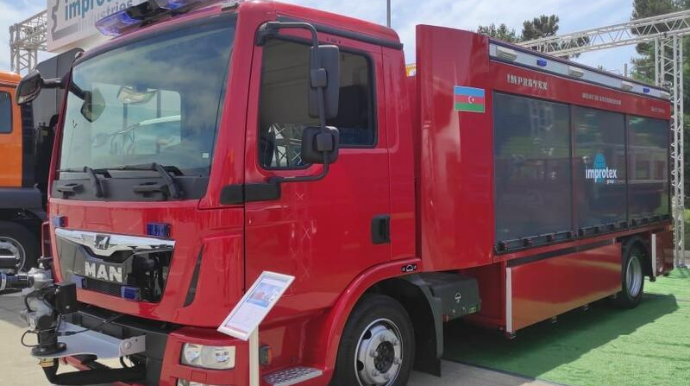 В Азербайджане впервые начато производство пожарных автомобилей  - ФОТО