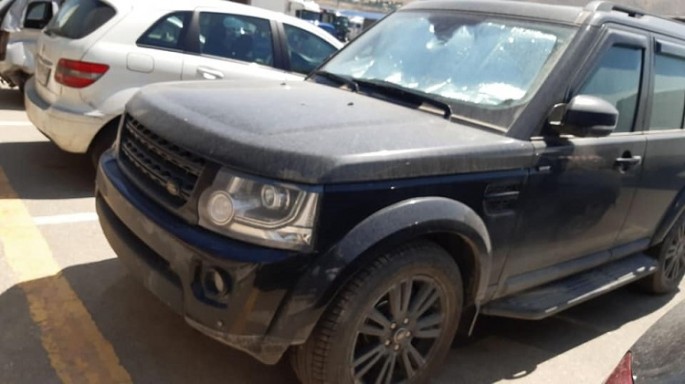 Ban nömrəsi saxta olan "Land Rover" saxlanılıb - FOTO