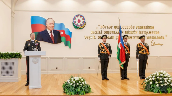 "Daxili Qoşunların hərbçiləri tapşırıqları layiqincə yerinə yetiriblər" - Vilayət Eyvazov 