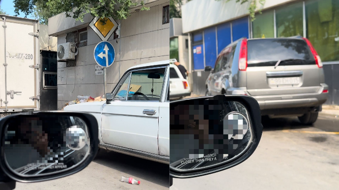 Sumqayıtda dayanacaq zəbt edilib, avtobuslar 2-ci zolaqda saxlamalı olur - VİDEO 