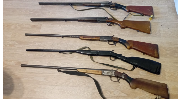 Qanunsuz saxlanılan odlu silahlar könüllü təhvil verilir - FOTO