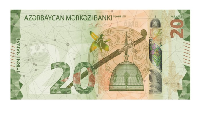 Yeni 20 manatlıq əsginaslar dövriyyəyə buraxılıb - VİDEO