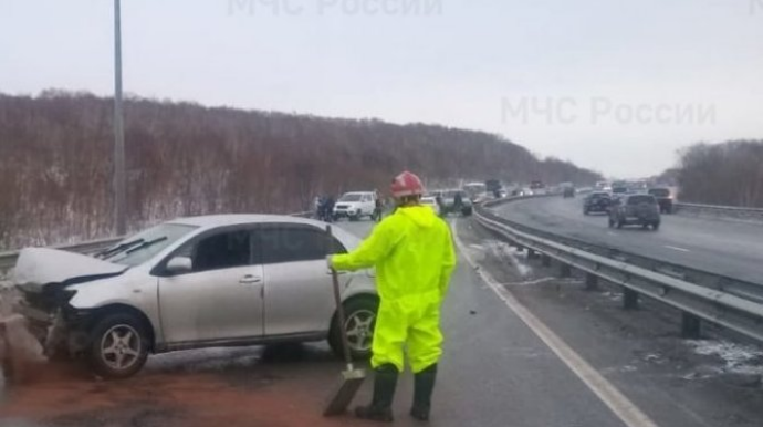 Массовое ДТП на Камчатке собрало 17 автомобилей и перекрыло трассу  - ФОТО