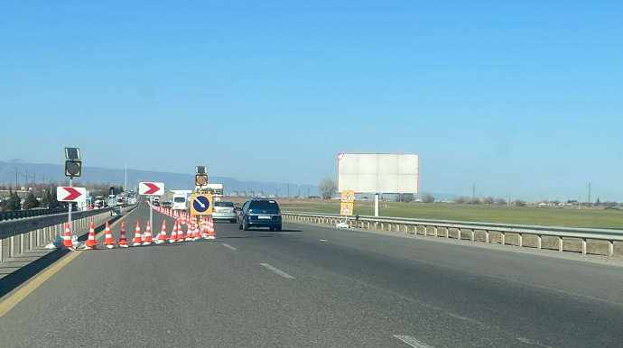 Paytaxtdan Qazax istiqamətində gedən sürücülərin NƏZƏRİNƏ!  - FOTO