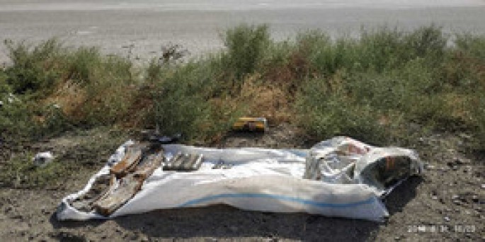 Bakı-Astara yolunda silah-sursat tapılıb - FOTO