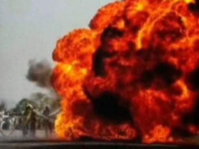 Yük avtomobili partladıldı - 10 yaralı