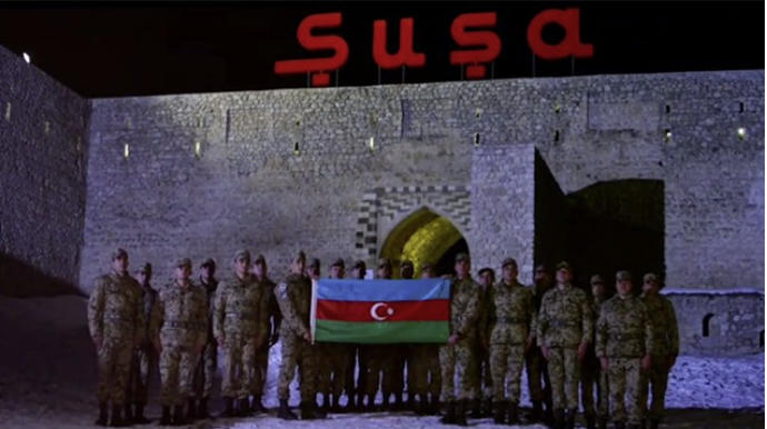 Şuşanı qoruyan hərbçilər Novruz bayramını belə qeyd edir - VİDEO 