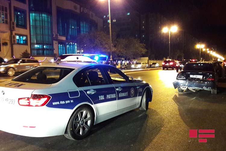 Bakıda piyadaya yol verən sürücünü vurdular, xəsarət alanlar var - FOTO