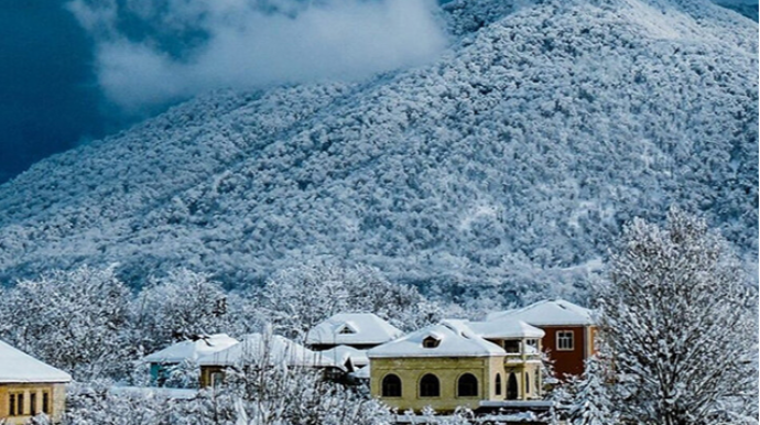 Azərbaycana qış gəldi 