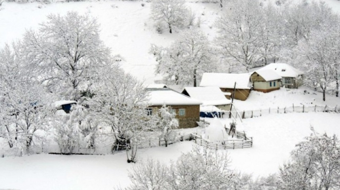 Bu ərazilərə qar yağdı - FAKTİKİ HAVA 