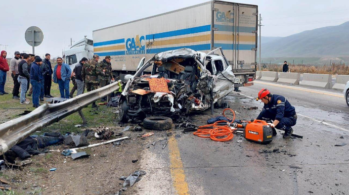 Quba yolundakı qəzada yaralanan sürücünün SON DURUMU 