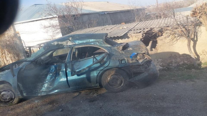 Babək rayonunda maşın aşıb, ölən var - FOTO 