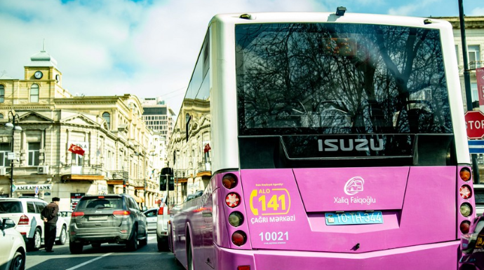 Bakıda 5 marşrut xətti üzrə avtobusların hərəkət sxemi dəyişdiriləcək 