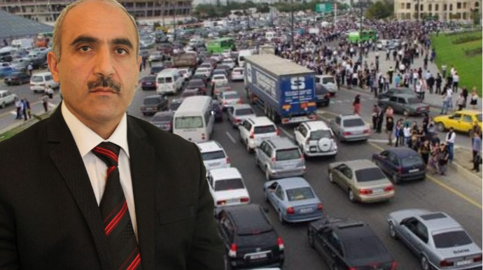 "Normal küçə-yol şəbəkəsi saxlanılmayıb" - Ərşad Hüseynov tıxaclardan yazdı