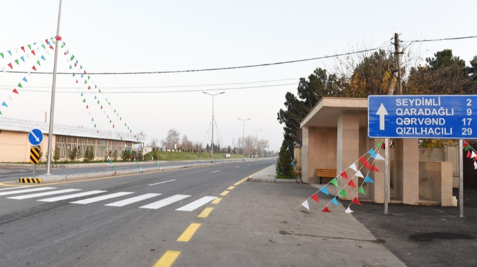 Tərtərdə yolların yenidən qurulması diqqət mərkəzindədir