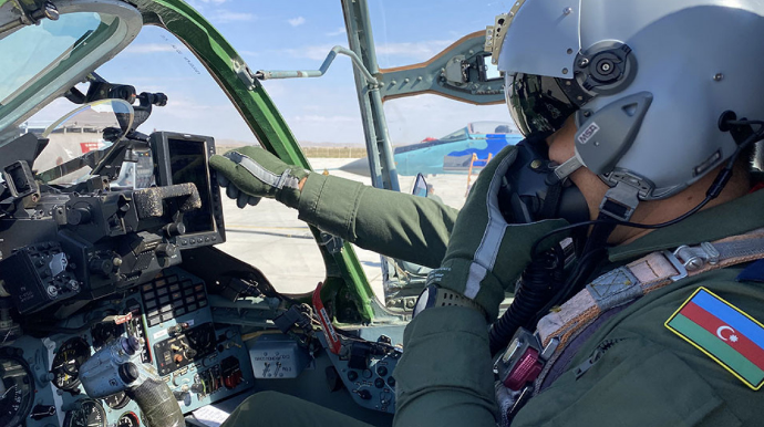 “TurAz Şahini - 2021”  birgə taktiki-uçuş təlimləri davam edir  - VİDEO - FOTO