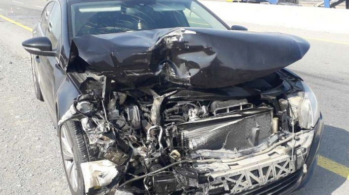 Bakı-Qazax yolunda ağır qəza: 10-a yaxın yaralı...   - FOTO