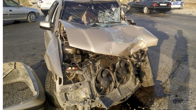 Cəlilabadda iki avtomobil toqquşub, ölən var 