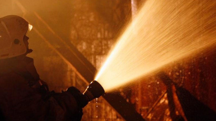 Bakıda zavod ərazisində yanğın olub