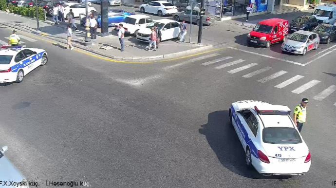 Nərimanovda yanğına görə yolda tətbiq edilən məhdudiyyət aradan qaldırıldı - FOTO - YENİLƏNİB