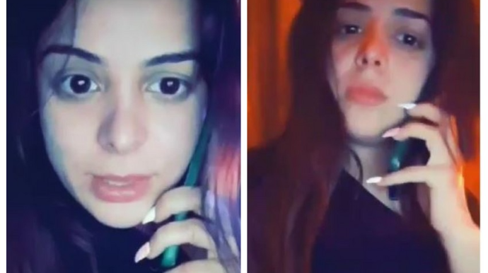 Qadın sosial şəbəkədə ona şərh yazan şəxsi hədələdi: "Sevgilim polisdir" - VİDEO