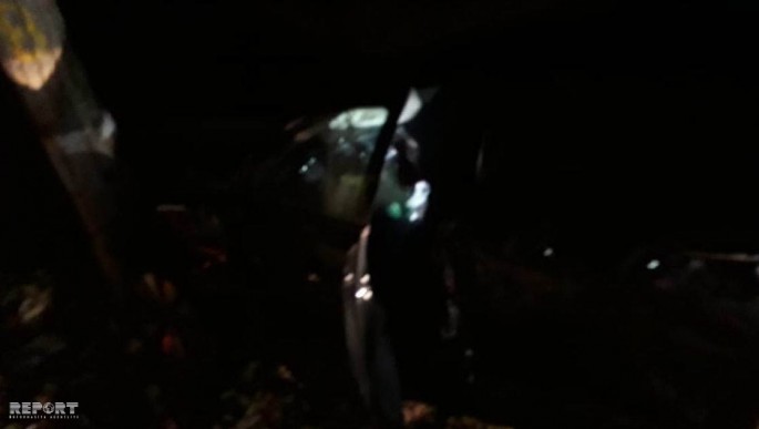 Bakı-Quba yolunda yol qəza: 2 yaralı - FOTO