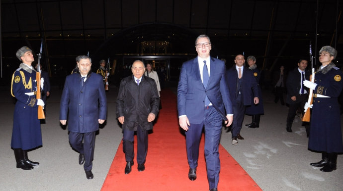 Vuçiçin Azərbaycana işgüzar səfəri başa çatdı