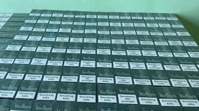 İrandan qaçaqmalçılıq yolu ilə siqaret gətirilməsinin qarşısı alınıb   - FOTO