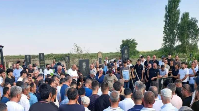 Odessa yaxınlığında vurulan gəminin kapitanı dəfn edildi - FOTO