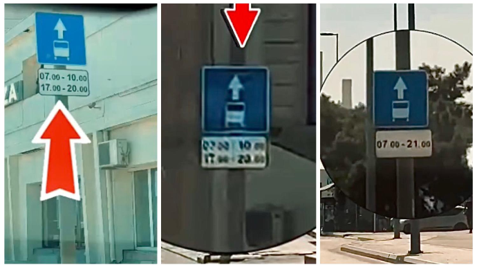 Ziya Bünyadovda sürücülərin cərimələnməsinə səbəb olan yol nişanıyla bağlı AÇIQLAMA   - VİDEO