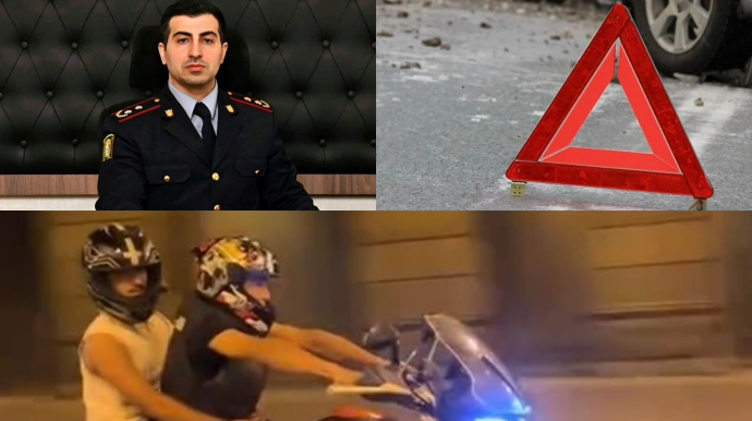Motosikletlə təhlükəli hərəkətlər cəsarət deyil, həyatla oynamaqdır - Rövşən Tağıyev - VİDEO