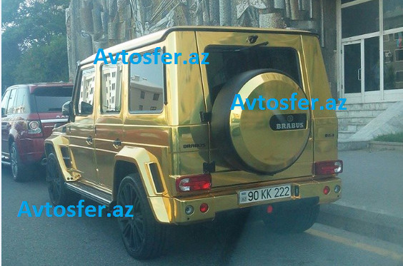 Bakıya qızıl «Galendewagen»lər gətirildi – KK-222 - FOTO