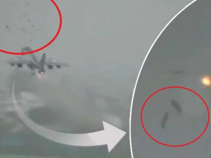 Təyyarə quş sürüsünə çırpıldı: pilotun peşəkarlığı heyran etdi - VİDEO