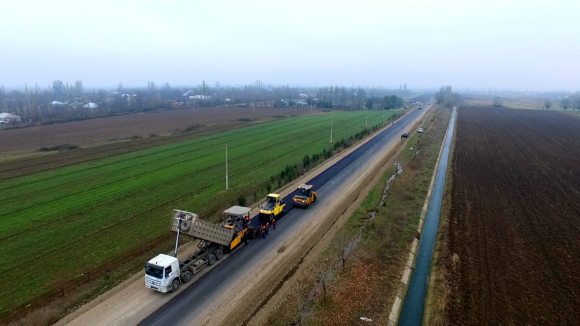 Tərtər-Hindarx yolunun yenidən qurulması davam etdirilir - FOTO