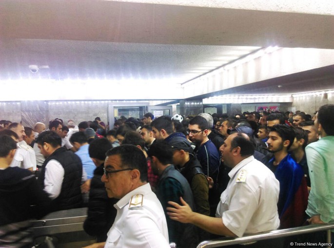 Bakı metrosu 1 saata 25 mindən çox sərnişin daşıyıb - FOTO