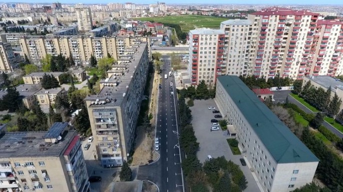 Bakının iki küçəsində yenidənqurma işləri aparılıb - FOTO