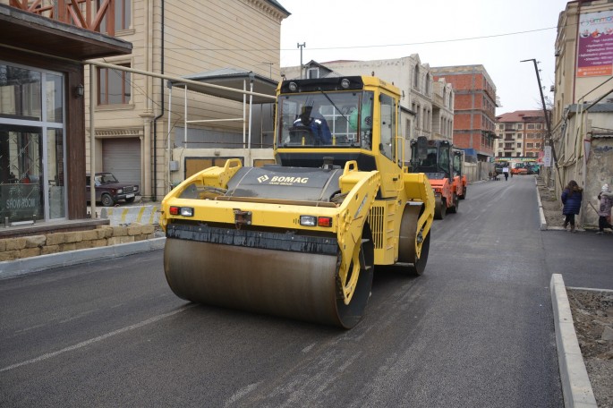 Binəqədidə daha bir küçənin yenidən qurulması yekunlaşır – FOTO + VİDEO
