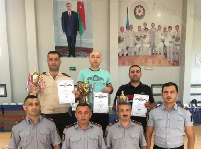 Polislər arasında keçirilən silahsız özünümüdafiə üzrə çempionat başa çatıb