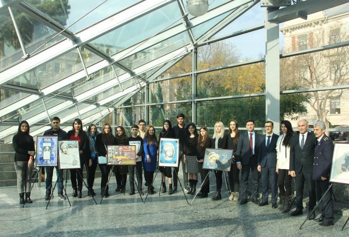 Nəsimi yaradıcılığının rəsmlərdə inikası