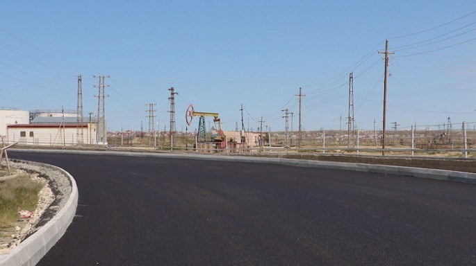 Binəqədi-Mehdiabad yolu yenidən qurulur – FOTO+VİDEO
