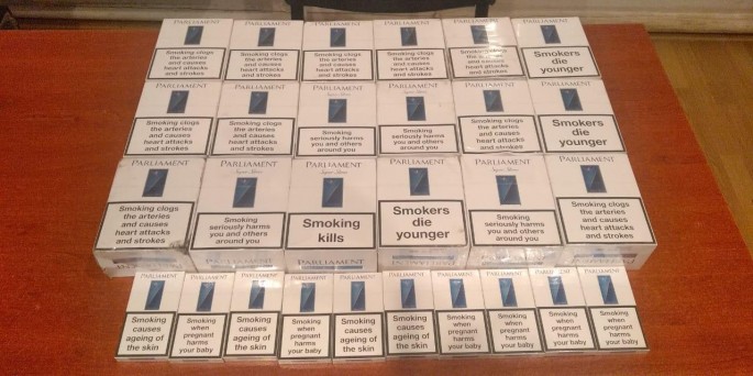 "Mercedes”dən qanunsuz siqaretlər aşkarlanıb