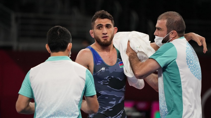 Hacı Əliyev gümüş medal  qazanıb, Şərifov bürünc medal üçün güləşəcək - YENİLƏNİB  - FOTO