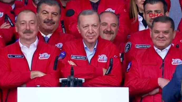 İlham Əliyev Ərdoğanla birgə “Texnofest-2023” festivalına “Togg”la gedib