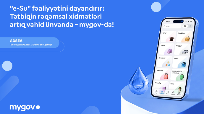 ADSEA-nın rəqəmsal xidmətləri “mygov”a inteqrasiya edilir 