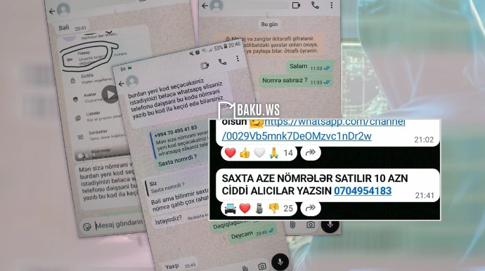 Azərbaycanda saxta nömrələr açıq satışda - GİZLİ YAZIŞMALAR - VİDEO