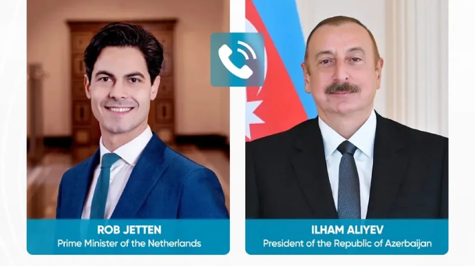 İlham Əliyevlə Niderlandın Baş naziri arasında telefon danışığı oldu 