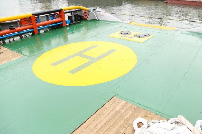 Gəmiçiliyin təchizat-yedək gəmisi əsaslı təmir olunub - FOTO