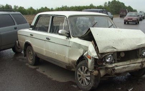 Gəncədə yol qəzası - Yaralanan var